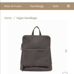 Joy Susan Charcoal Mini Backpack
